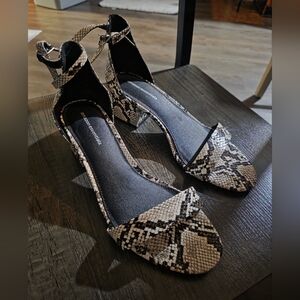 Amazon Womens Snakeskin Heels